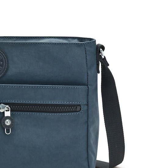 Kipling New Angie Crossbody Taske Mørkeblå Grå | DK 1194MQ